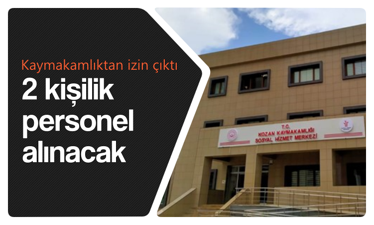 Adana Kozan SYDV 2 büro görevlisi alacak