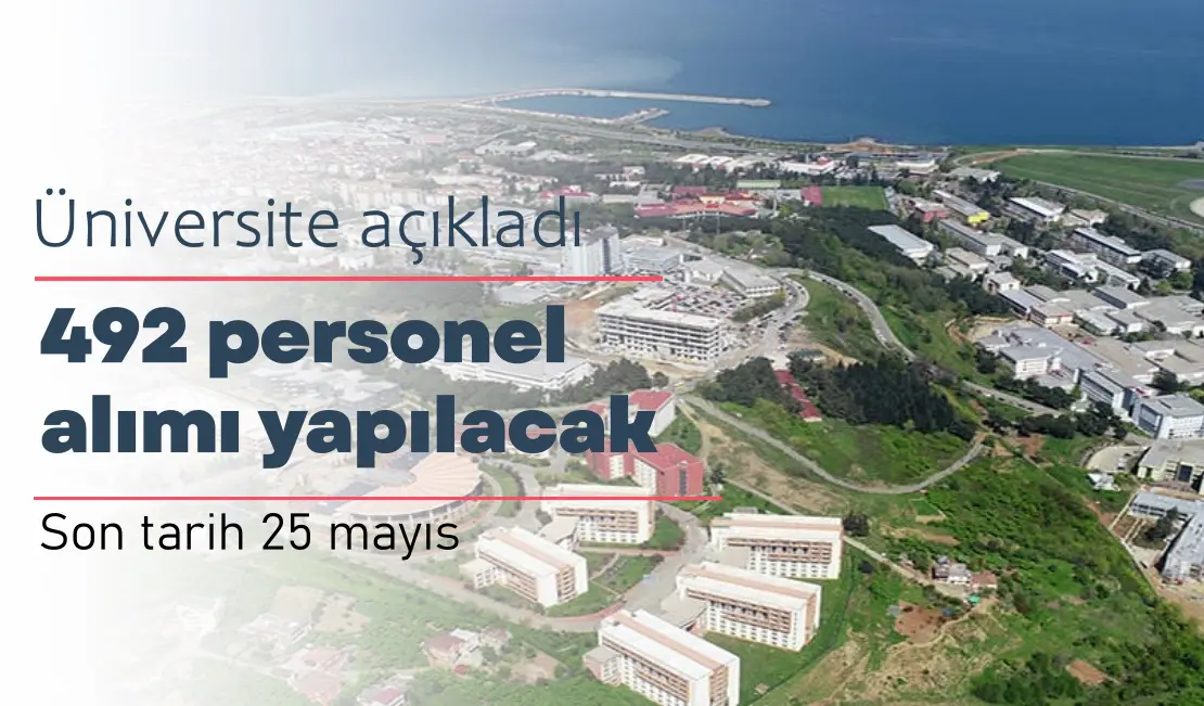 Karadeniz Teknik Üniversitesi 492 Sözleşmeli Personel Alımı Yapacak